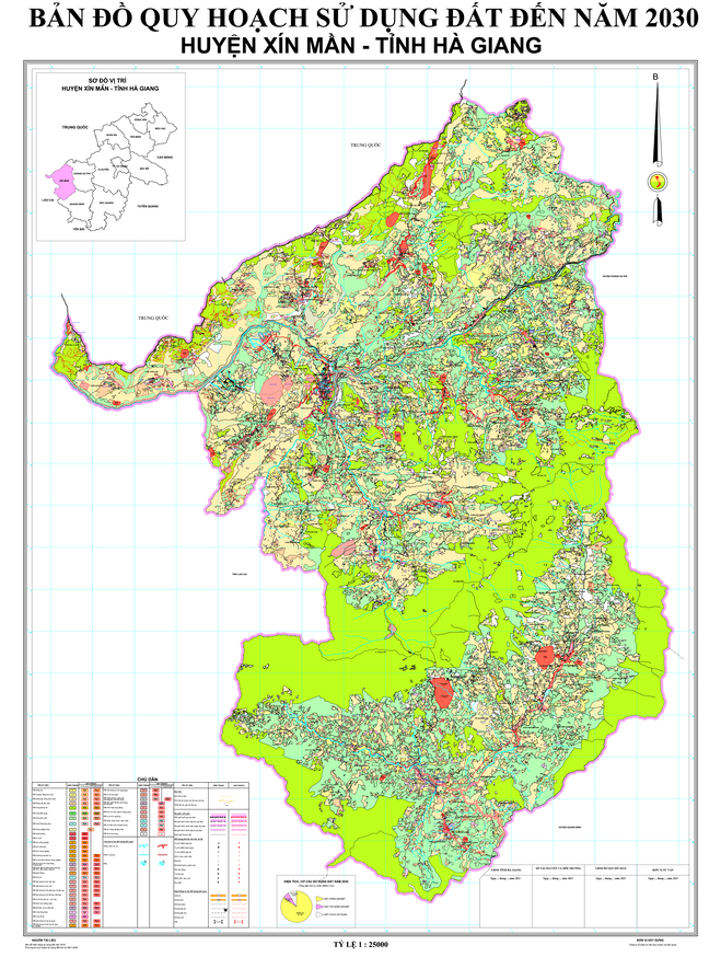 Bản đồ quy hoạch huyện Xín Mần 2030