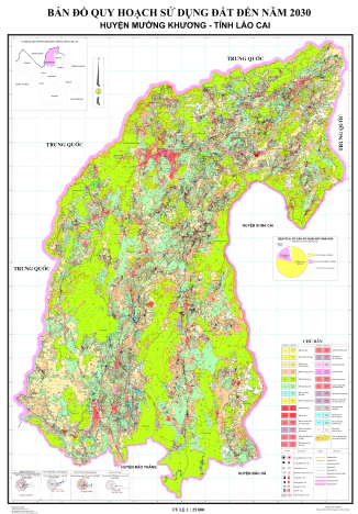 Bản đồ quy hoạch huyện Mường Khương đến năm 2030
