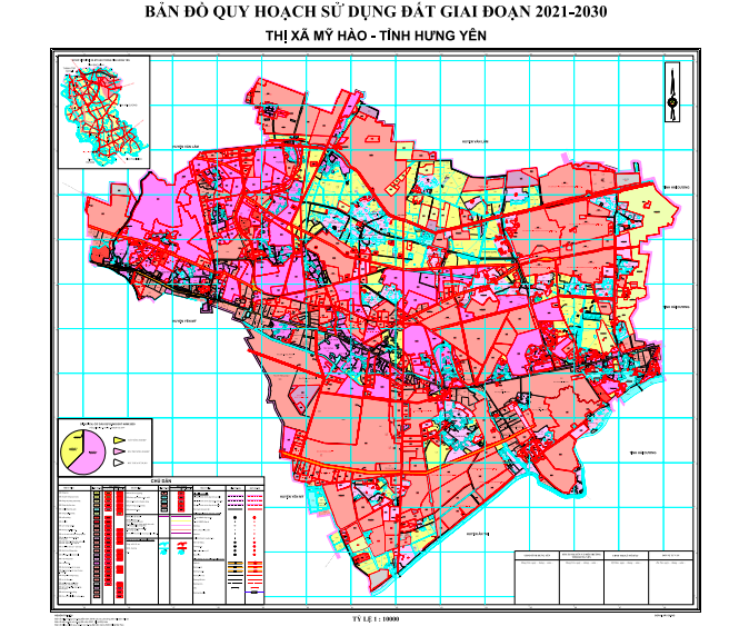 Bản đồ quy hoạch thị xã Mỹ Hào