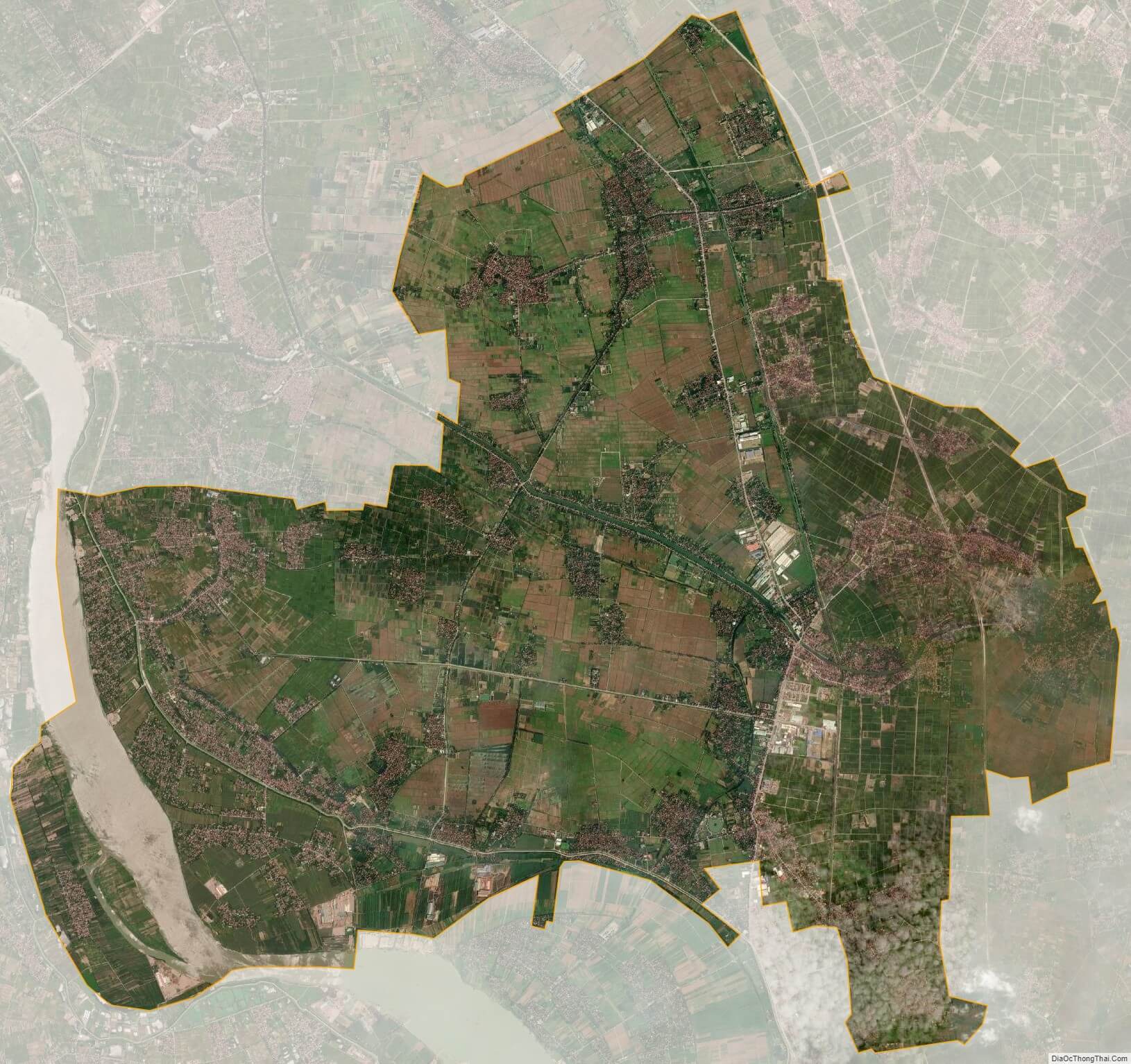 Bản đồ vệ tinh Huyện Kim Động