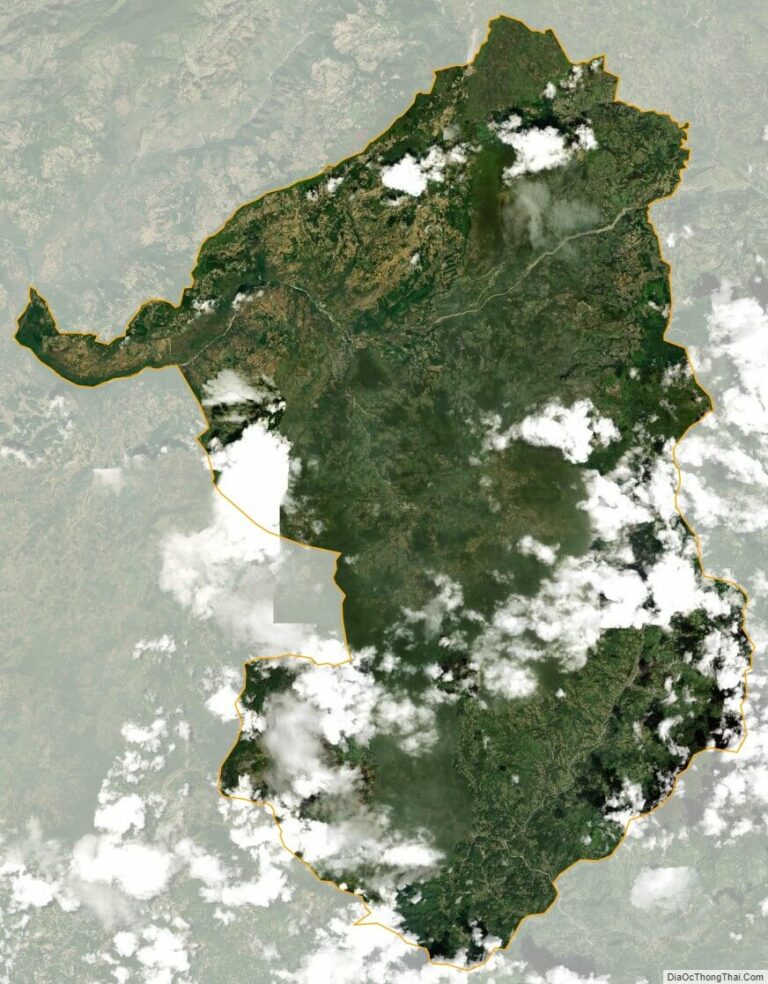 Bản đồ vệ tinh huyện Xín Mần, Hà Giang