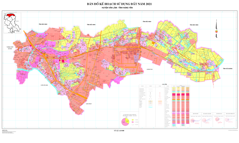 Bản đồ quy hoạch huyện Văn Lâm mới nhất