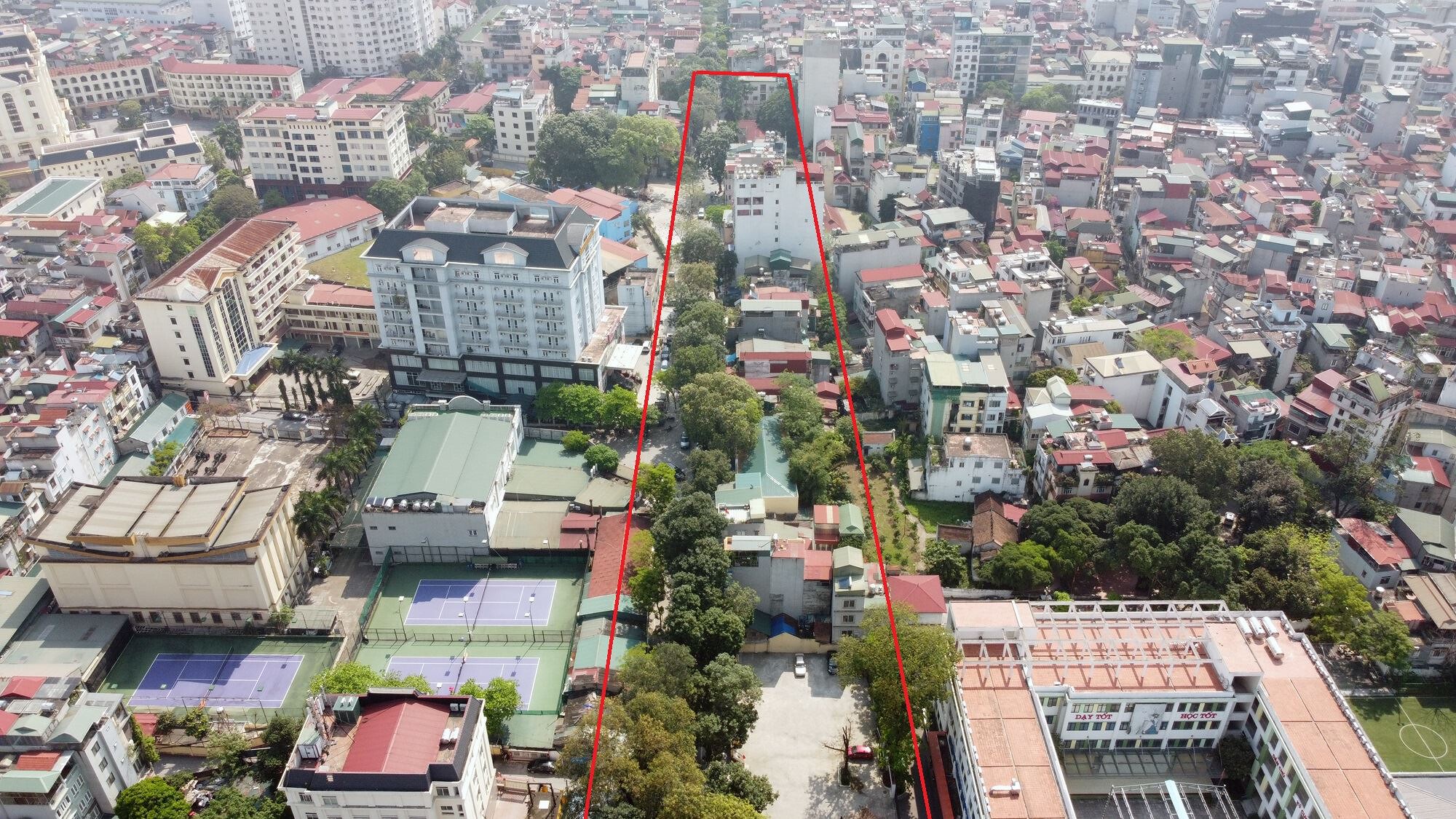 Khu đất chủ yếu mở rộng về bên phải hướng về Liễu Giai