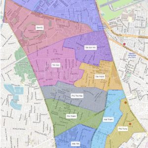 Bản đồ Quận Tân Phú, TP Hồ Chí Minh