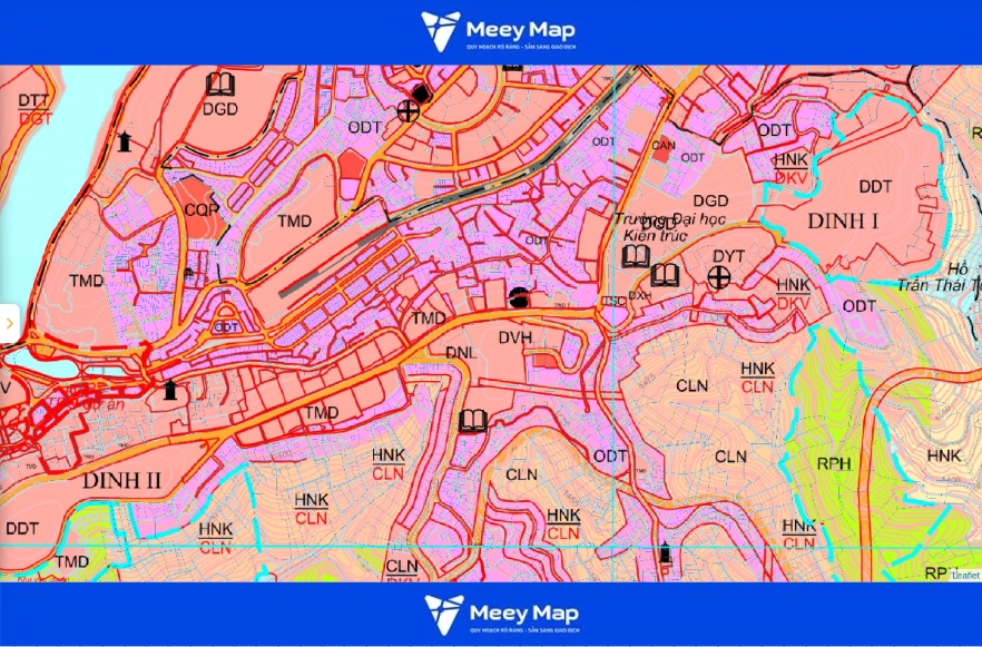 Bản đồ quy hoạch sử dụng đất phường 10, TP Đà Lạt, tỉnh Lâm Đồng 2 Bản đồ quy hoạch phường 10 TP Đà Lạt