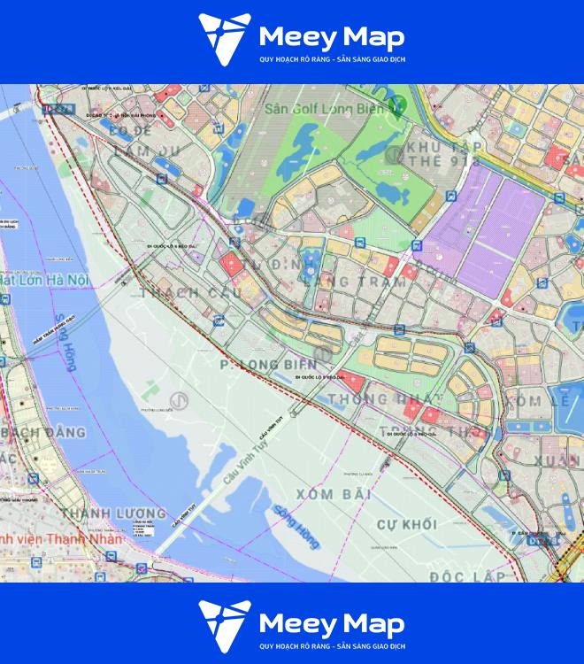 Bản đồ quy hoạch phường Long Biên, quận Long Biên, Hà Nội 69 Bản đồ quy hoạch sử dụng đất phường Long Biên