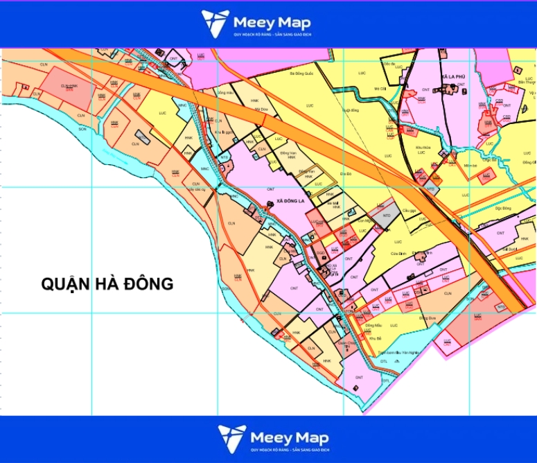 Bản đồ quy hoạch sử dụng đất xã Đông La, Hoài Đức, Hà Nội 3 Bản đồ quy hoạch sử dụng đất xã Đông La, Hoài Đức