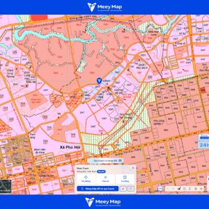 Bản đồ quy hoạch sử dụng đất xã Phú Hữu, Nhơn Trạch, Đồng Nai