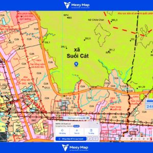 Bản đồ quy hoạch sử dụng đất xã Suối Cát, Xuân Lộc, Đồng Nai
