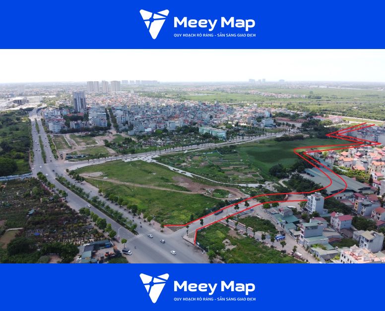 Đoạn đầu tuyến trên đường Cổ Linh đã thi công
