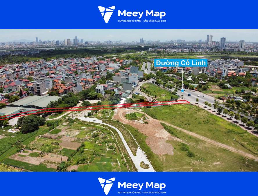 Khu đất có điểm đầu ở đường Cổ Linh