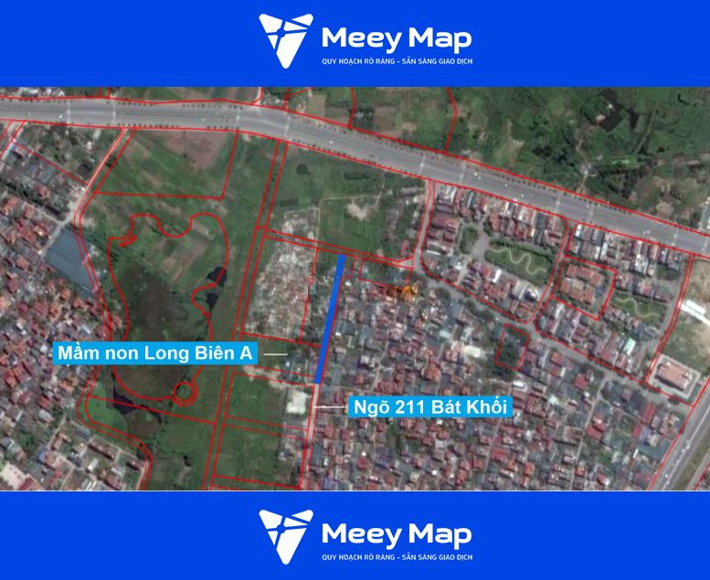 Khu đất nhìn từ ảnh vệ tinh. (Nguồn ảnh: Bản đồ sử dụng đất TP Hà Nội năm 2020)