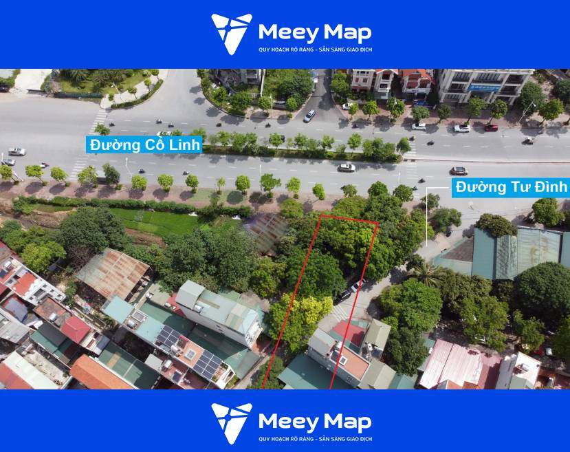 Khu đất sắp thu hồi kết thúc ở đường Cổ Linh, gần nút giao đường Tư Đình