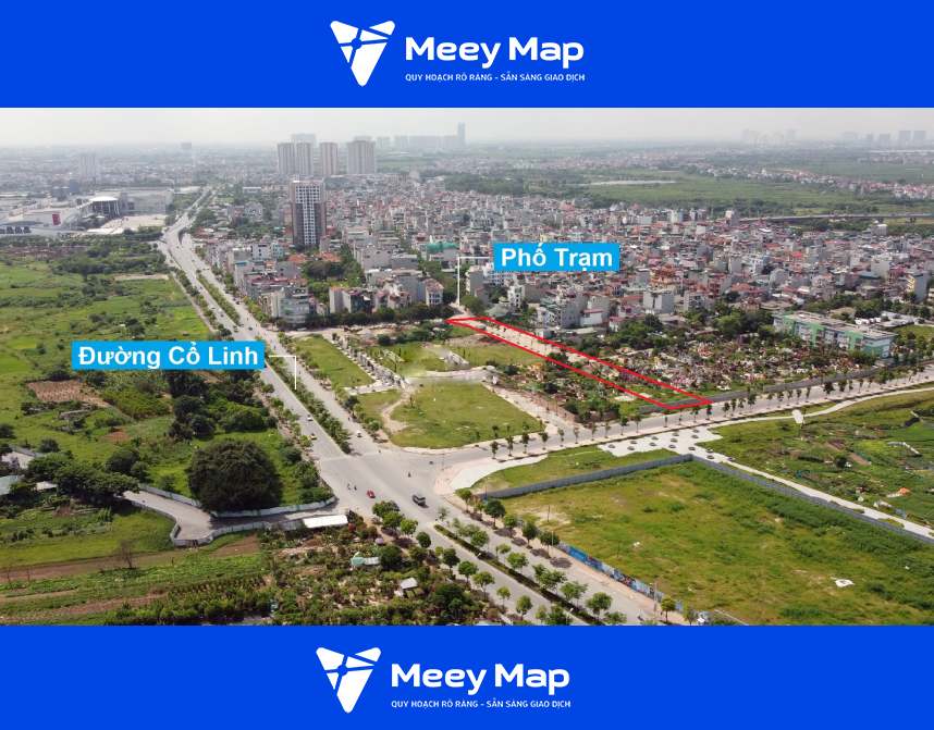 Khu đất sắp thu hồi mở đường còn đoạn cuối đi qua nghĩa trang làng Trạm