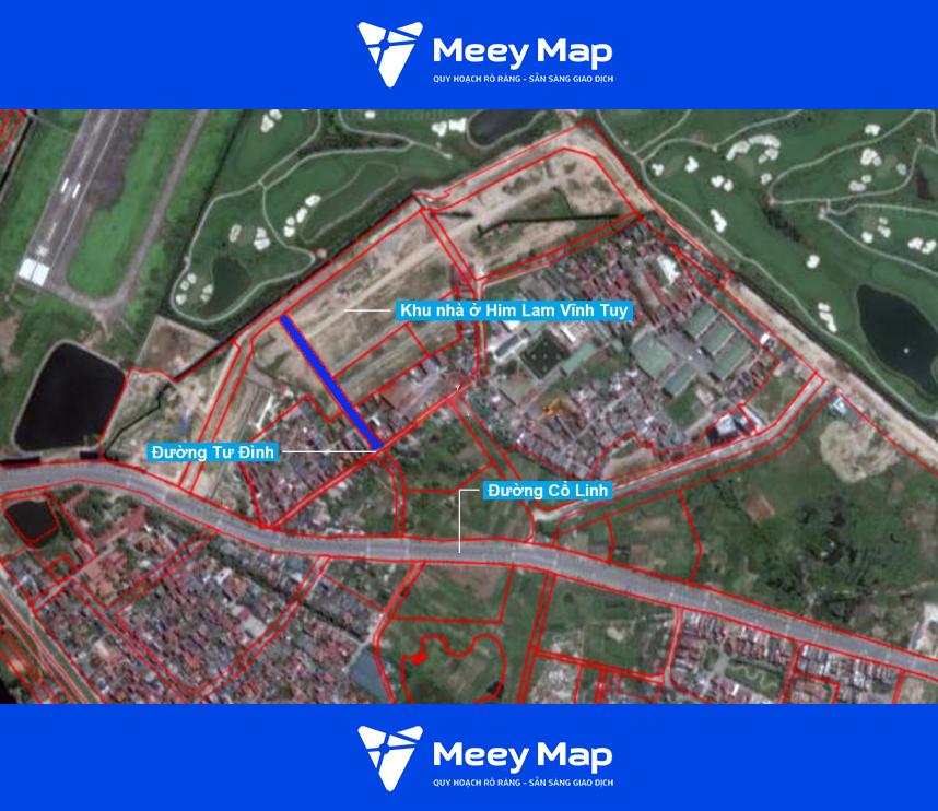 Bản đồ quy hoạch phường Long Biên, quận Long Biên, Hà Nội 91 Khu đất sắp thu hồi nhìn từ ảnh về tinh. (Nguồn ảnh_ Bản đồ sử dụng đất TP Hà Nội năm 2020)