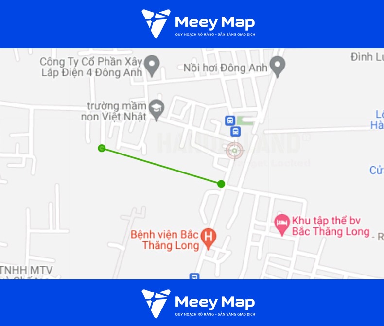 Bản đồ quy hoạch Thị trấn Đông Anh, Đông Anh, Hà Nội| Kế hoạch sử dụng đất 56 So do tuyen duong se mo theo quy hoach o thi tran Dong Anh. Anh chup tu Google Maps 4