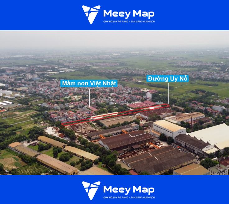 Bản đồ quy hoạch Thị trấn Đông Anh, Đông Anh, Hà Nội| Kế hoạch sử dụng đất 60 Toàn tuyến nhìn từ đường Lâm Tiên