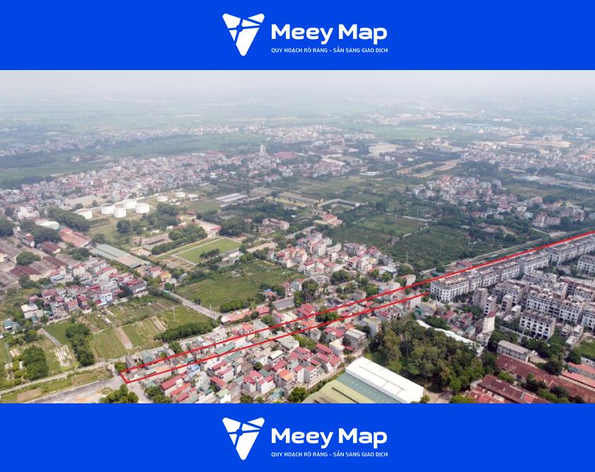 Bản đồ quy hoạch Thị trấn Đông Anh, Đông Anh, Hà Nội| Kế hoạch sử dụng đất 44 Tuyen duong chay doc duong sat huong ve khu lien ke