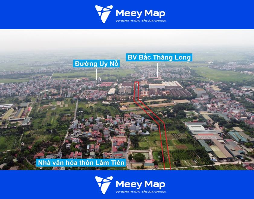 Bản đồ quy hoạch Thị trấn Đông Anh, Đông Anh, Hà Nội| Kế hoạch sử dụng đất 27 Tuyen duong nay chu yeu di qua canh dong va nha