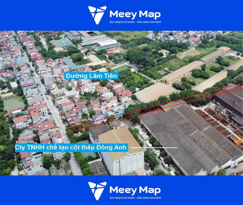 Bản đồ quy hoạch Thị trấn Đông Anh, Đông Anh, Hà Nội| Kế hoạch sử dụng đất 51 Tuyen duong se mo co diem dau o duong Lam Tien di qua ben hong Cong ty TNHH Che tao cot theo Dong Anh