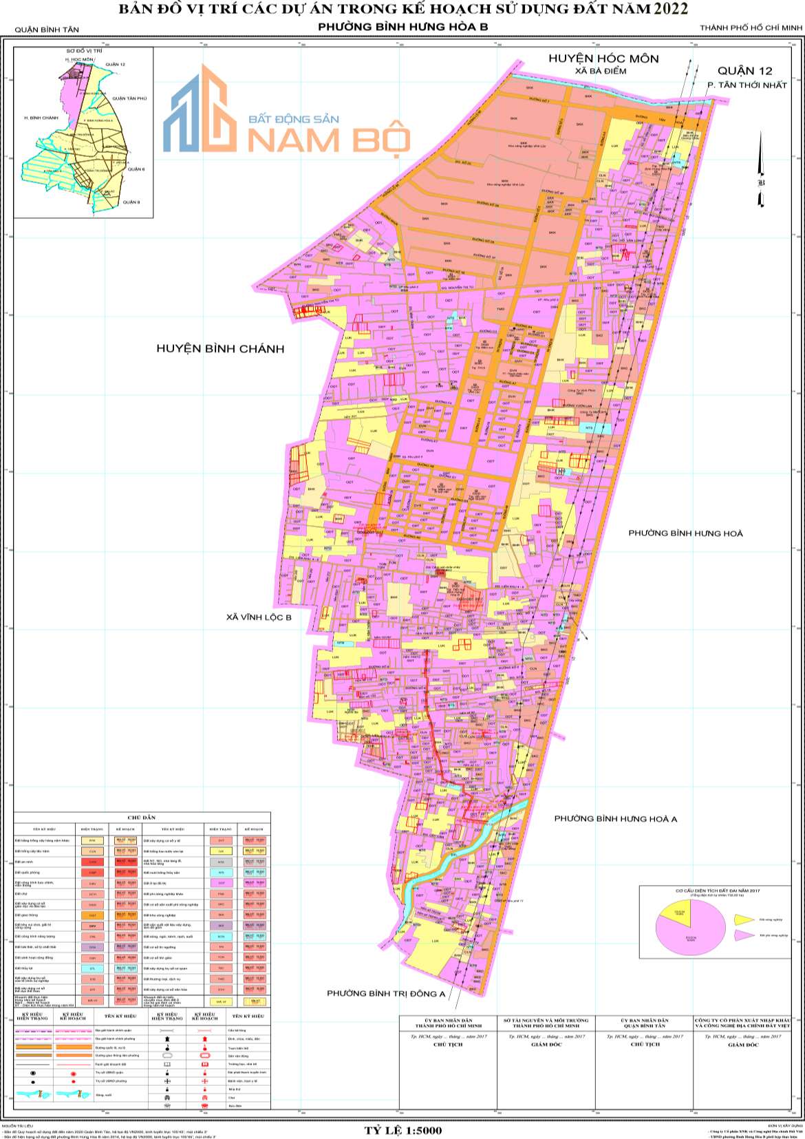 Bản đồ quy hoạch phường Bình Hưng Hòa B