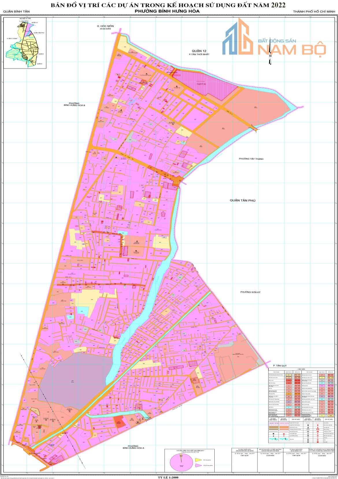 Bản đồ quy hoạch phường Bình Hưng Hòa