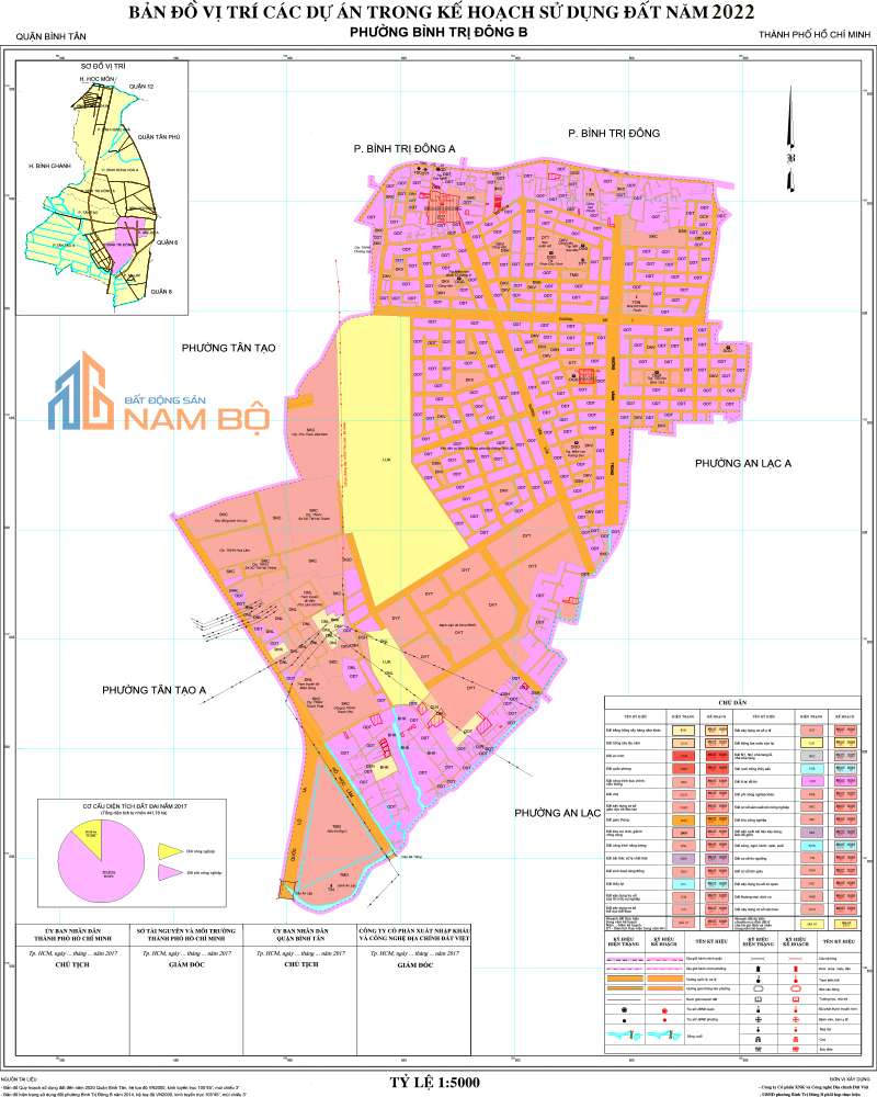 Bản đồ quy hoạch phường Bình Trị Đông B