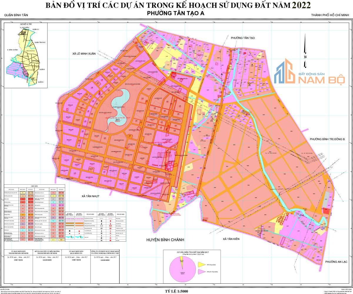 Bản đồ quy hoạch phường Tân Tạo A