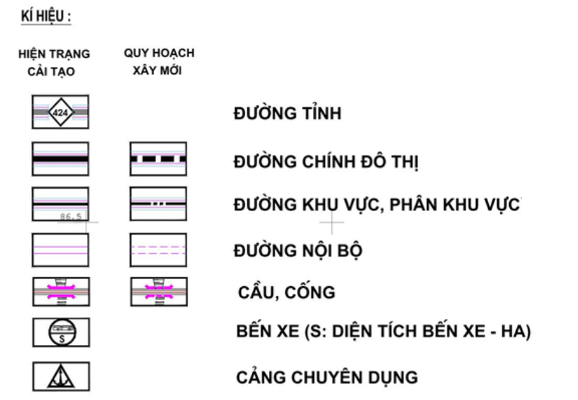 Bản đồ quy hoạch thị trấn Đại Nghĩa, Mỹ Đức, Hà Nội 2024| Kế hoạch sử dụng đất 13 Chú thích bản đồ quy hoạch chung thị trấn Đại Nghĩa đến năm 2030.
