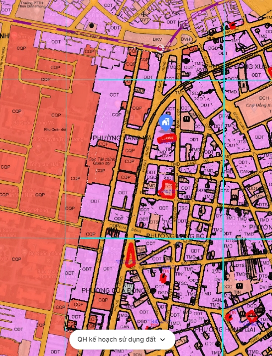 Bản đồ quy hoạch phường Hàng Mã Quận, Hoàn Kiếm