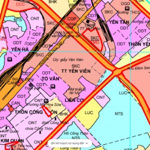 Bản đồ quy hoạch sử dụng đất Thị trấn Yên Viên, Gia Lâm, Hà Nội 9 quy hoach thi tran yen vien
