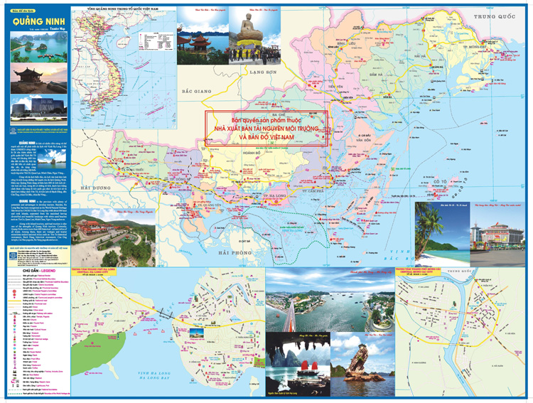 Bản đồ du lịch Quảng Ninh | Các địa điểm không thể bỏ qua