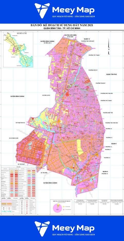 Bản Đồ Quy Hoạch TPHCM Tới 2030: Sử Dụng Đất và Phát Triển Đô Thị 28 Bản đồ quy hoạch quận Bình Tân