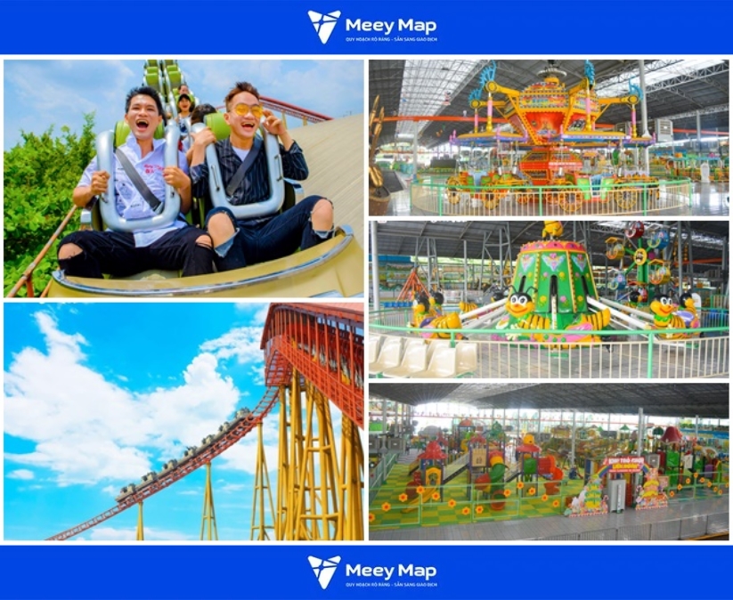 Bản đồ khu du lịch Suối Tiên| Danh sách địa điểm vui chơi, Giá vé 13 Trò chơi phi thuyền “đại chiến các vì sao”