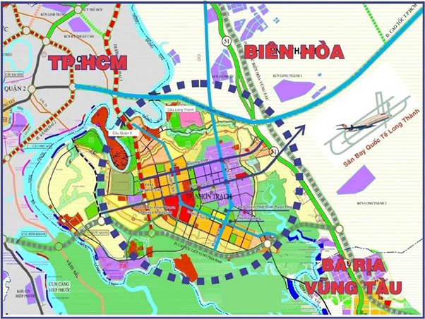 Bản đồ quy hoạch huyện Nhơn Trạch