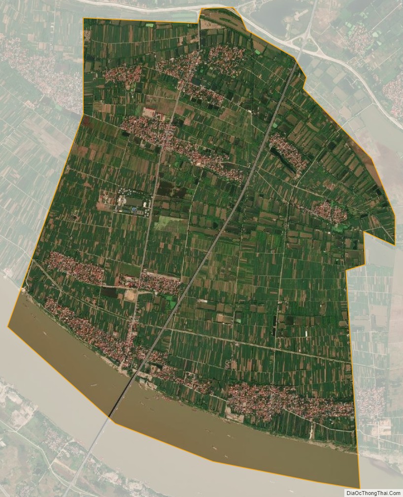 Bản đồ xã Vĩnh Thịnh