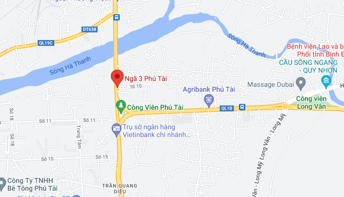 Ngã 3 Phú Tài, QL1, Trần Quang Diệu, Quy Nhơn, Bình Định