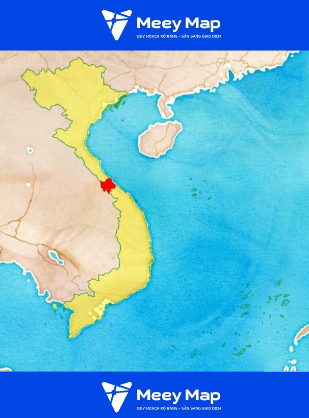Quảng Trị trên bản đồ Việt Nam