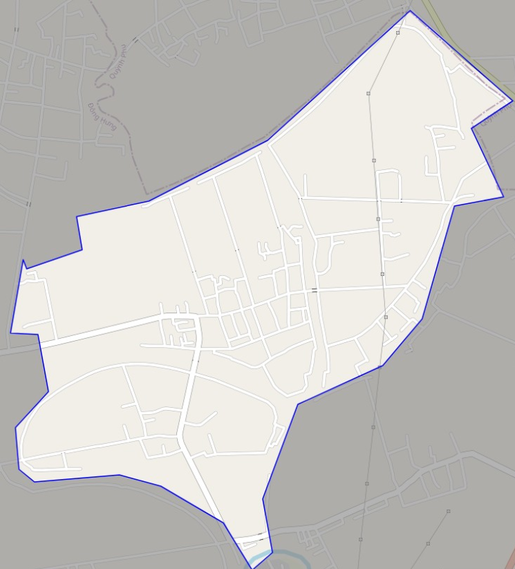 Bản đồ giao thông xã Liên Giang, huyện Đông Hưng