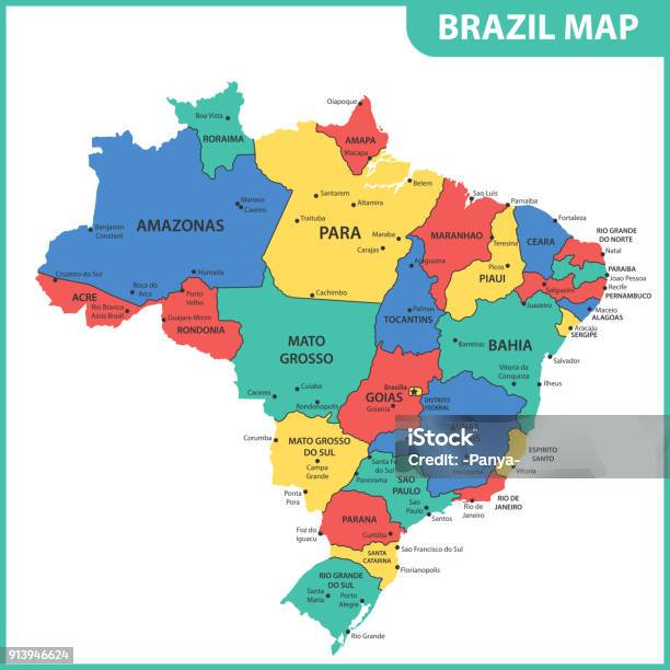 bản đồ brazil