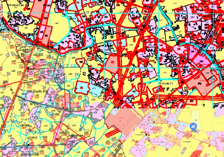 bản đồ quy hoạch xã Quỳnh Bảo huyện Quỳnh châuThái Bình
