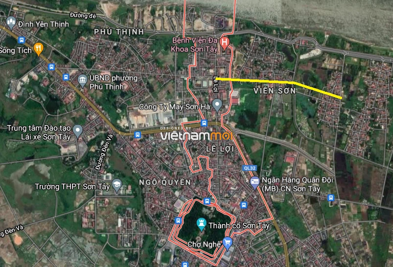 Bản đồ quy hoạch Phường Lê Lợi Thị xã Sơn Tây ảnh 13