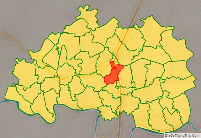 Bản đồ vị trí xã Đông Hợp, huyện Đông Hưng