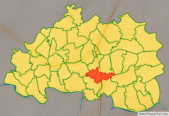 Bản đồ vị trí xã Đông Động, huyện Đông Hưng
