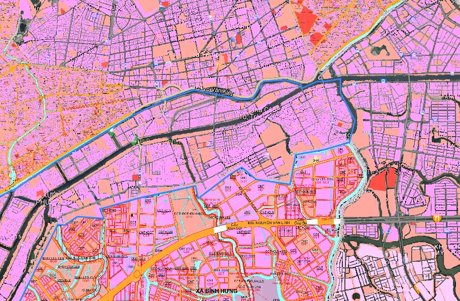 Bản đồ quy hoạch Phường 12, Quận 8, Hồ Chí Minh