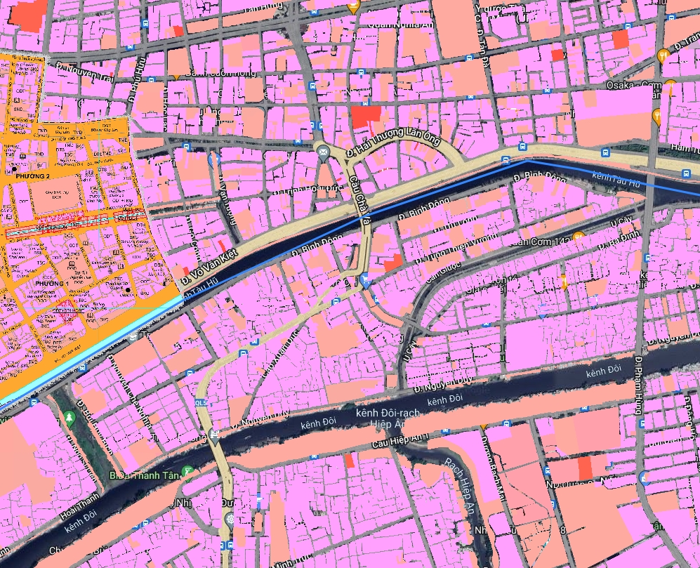 Bản đồ quy hoạch Phường 13, Quận 8, Hồ Chí Minh