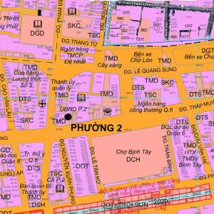 Bản đồ quy hoạch Phường 2, Quận 6