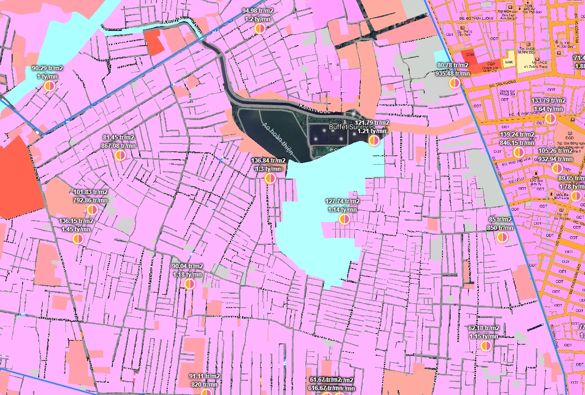 Bản đồ quy hoạch Phường Bình Hưng Hoà A, Quận Bình Tân, Hồ Chí Minh