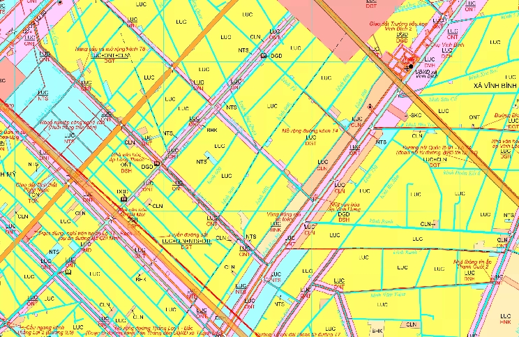 Bản đồ quy hoạch Phường Long Hòa, Quận Bình Thuỷ, Cần Thơ