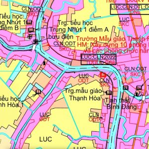 Bản đồ quy hoạch Phường Thường Thạnh, Quận Cái Răng, Cần Thơ